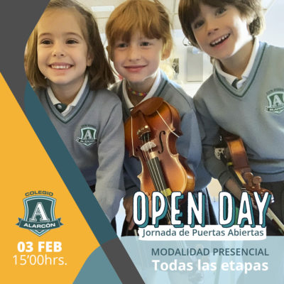 Open Day - 03 FEB 15'00 hrs. - Primaria