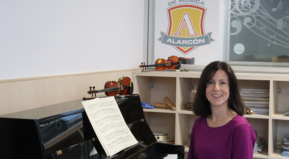 Ana Diéguez, profesora de música